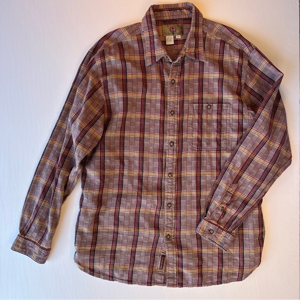The Territory Ahead Shirt XL Vintage Cotton Southwestern Button Up 90s